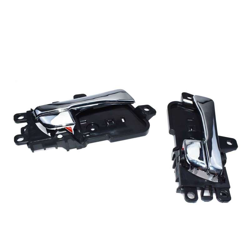 Left &amp; Right Pair Inside Interior Door Handle Chrome For Hyundai Sonata 2011-15