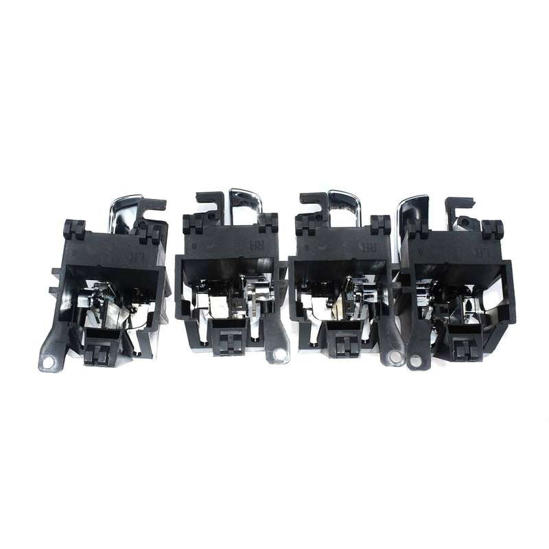 4PCS Left &amp; Right Chrome Interior Door Handles For Nissan Pathfinder 2005-2009