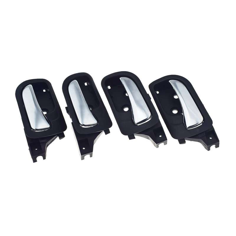 Set of 4 Interior Door Handles Chrome FL FR RL RR For Honda Accord 2003-2007