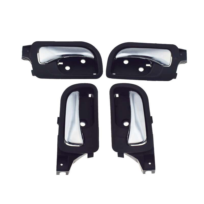 Set of 4 Interior Door Handles Chrome FL FR RL RR For Honda Accord 2003-2007