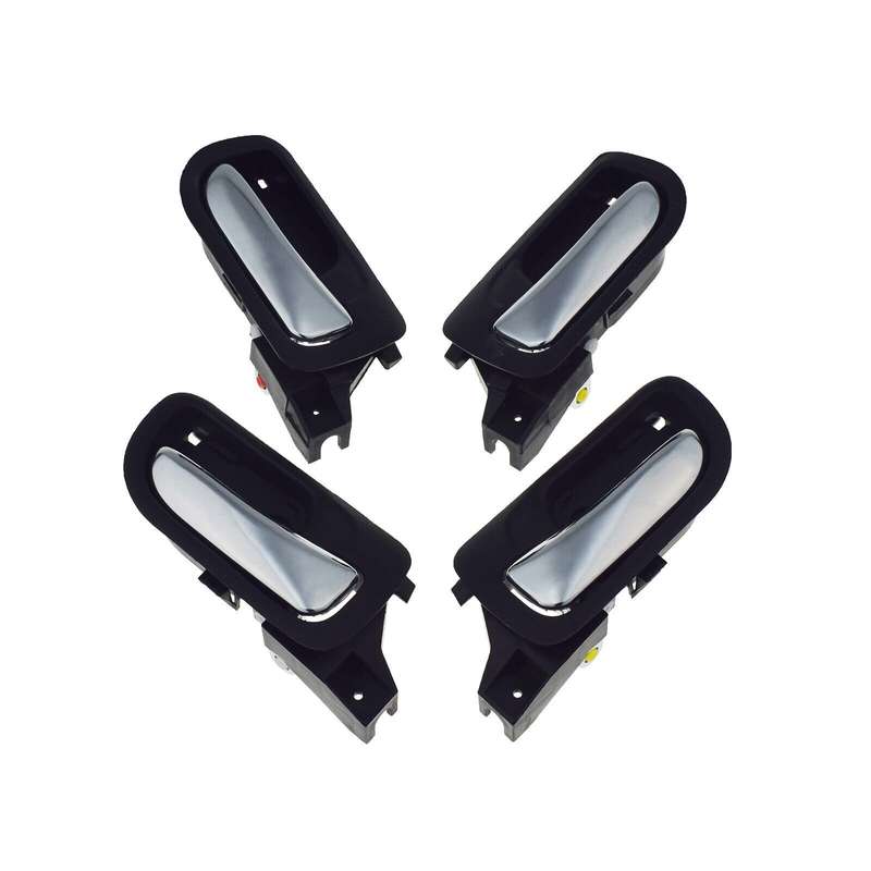 Set of 4 Interior Door Handles Chrome FL FR RL RR For Honda Accord 2003-2007