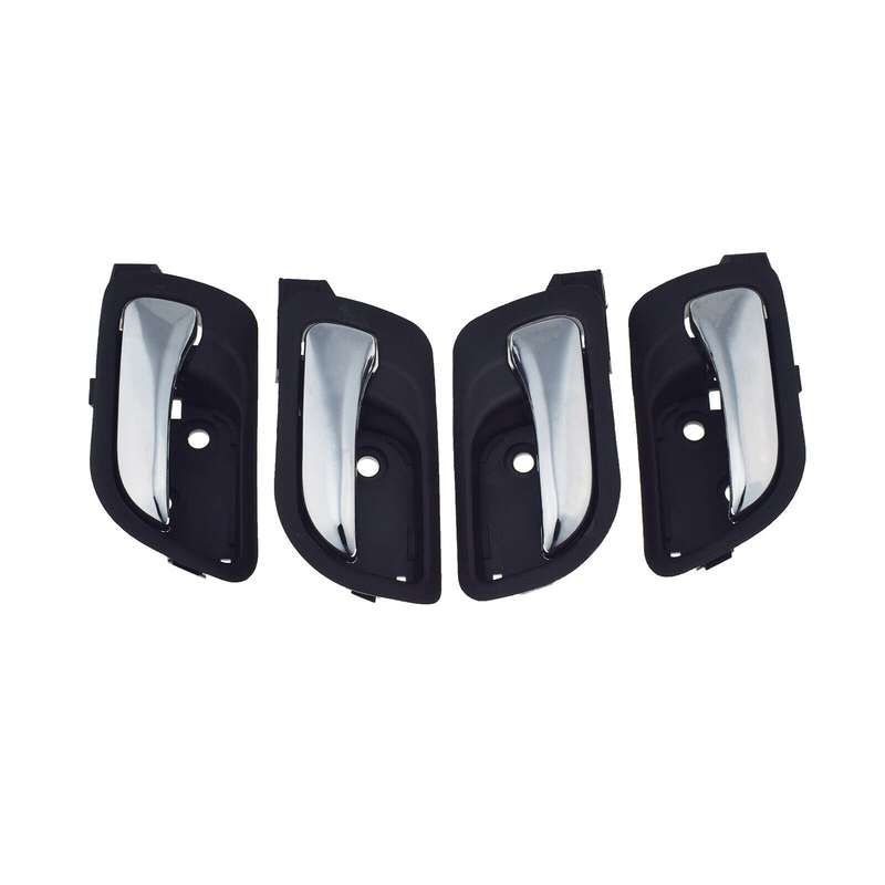 Set of 4 Interior Door Handles Chrome FL FR RL RR For Honda Accord 2003-2007