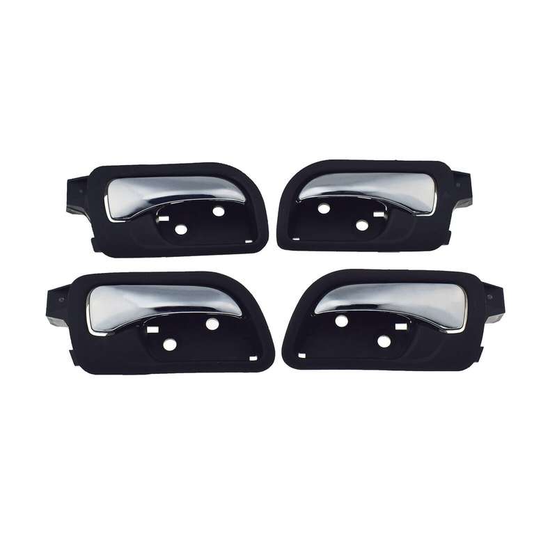 Set of 4 Interior Door Handles Chrome FL FR RL RR For Honda Accord 2003-2007