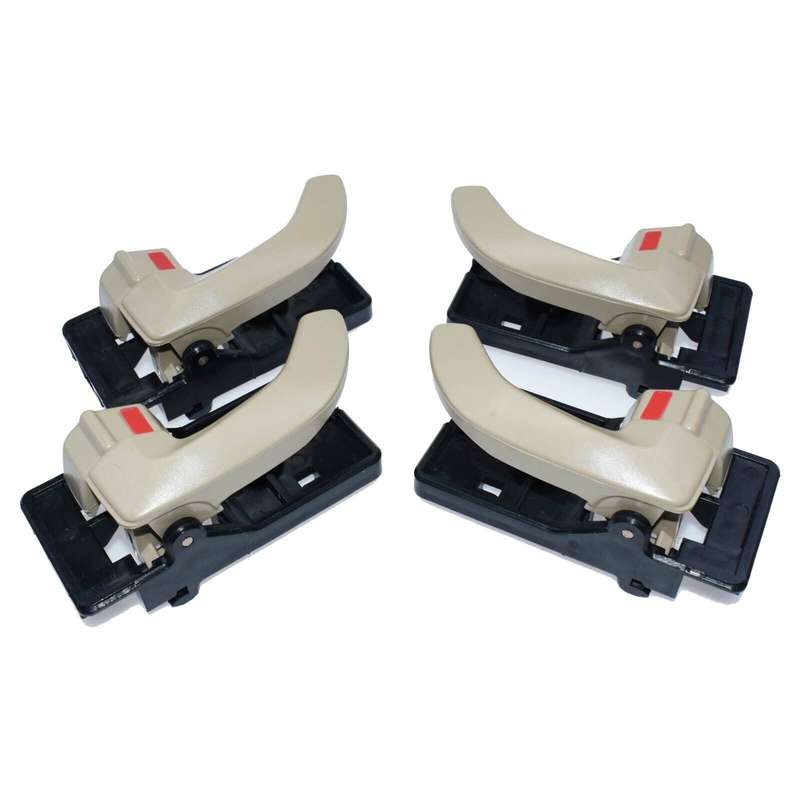 Left &amp; Right 4PCS Beige Interior Door Handle For Hyundai Tucson 2008-2009