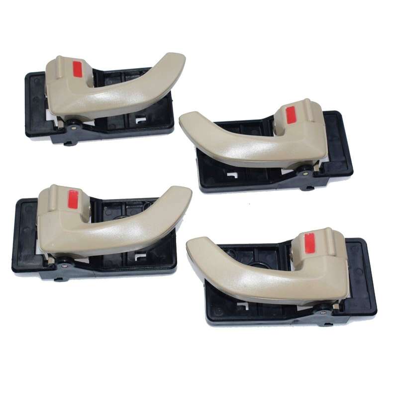 Left &amp; Right 4PCS Beige Interior Door Handle For Hyundai Tucson 2008-2009