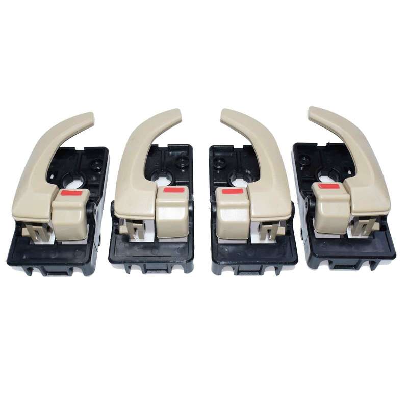 Left &amp; Right 4PCS Beige Interior Door Handle For Hyundai Tucson 2008-2009