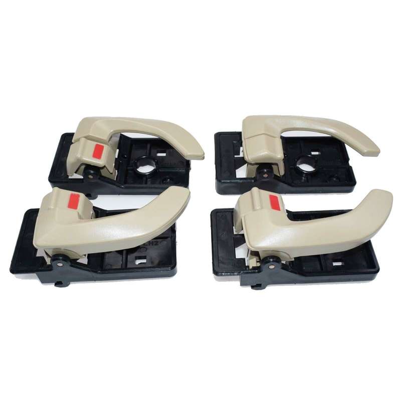 Left &amp; Right 4PCS Beige Interior Door Handle For Hyundai Tucson 2008-2009