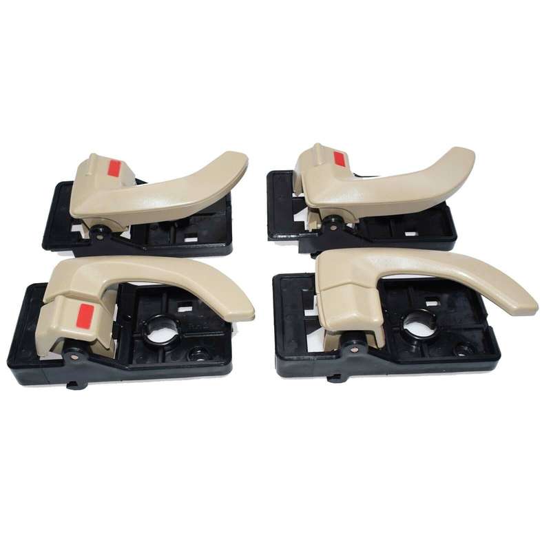 Left &amp; Right 4PCS Beige Interior Door Handle For Hyundai Tucson 2008-2009