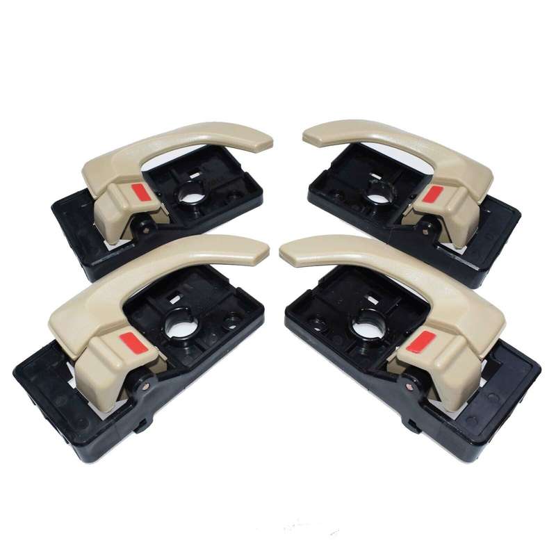 Left &amp; Right 4PCS Beige Interior Door Handle For Hyundai Tucson 2008-2009
