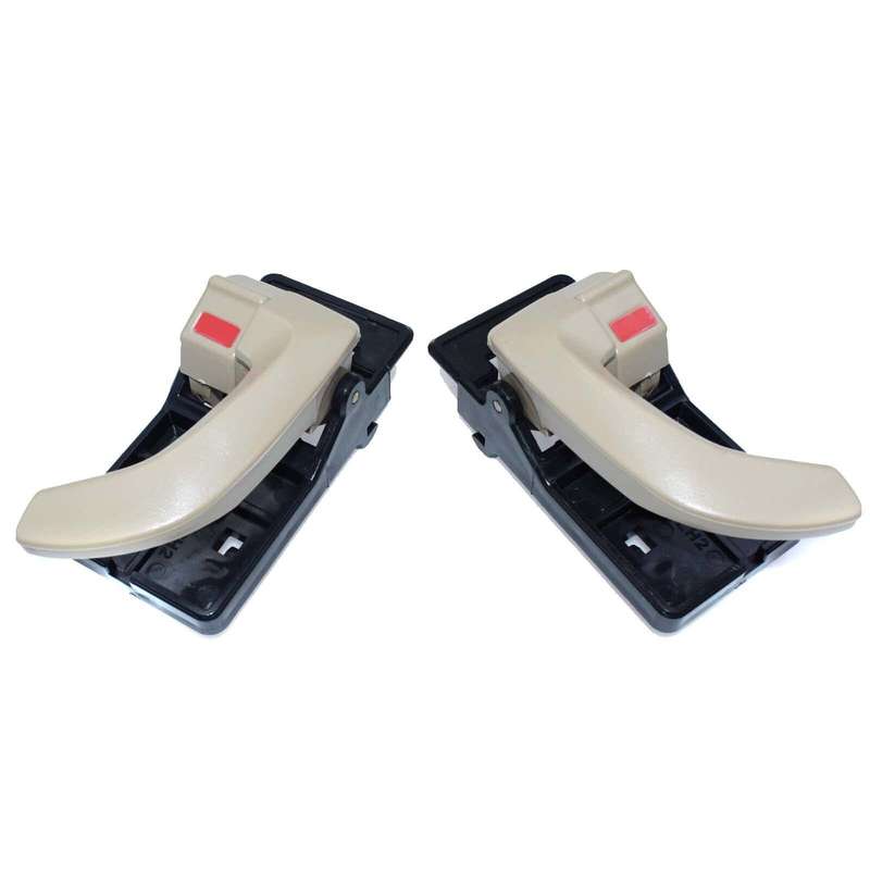 A Pair Left &amp; Right Beige Interior Door Handles For Hyundai Tucson 2008-2009