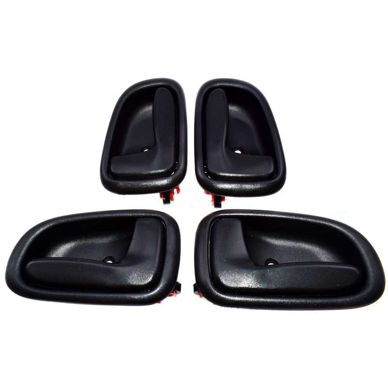 Inside Door Handle Fit Toyota Corolla GEO Prizm 1993-1997 set of 4 pcs Black