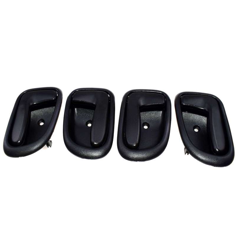 Inside Door Handle Fit Toyota Corolla GEO Prizm 1993-1997 set of 4 pcs Black