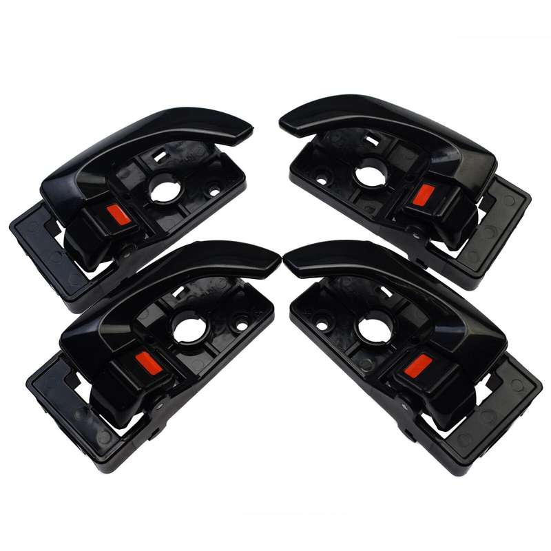 Left &amp; Right 4PCS Black Interior Door Handles For Hyundai Tucson 2008-2009