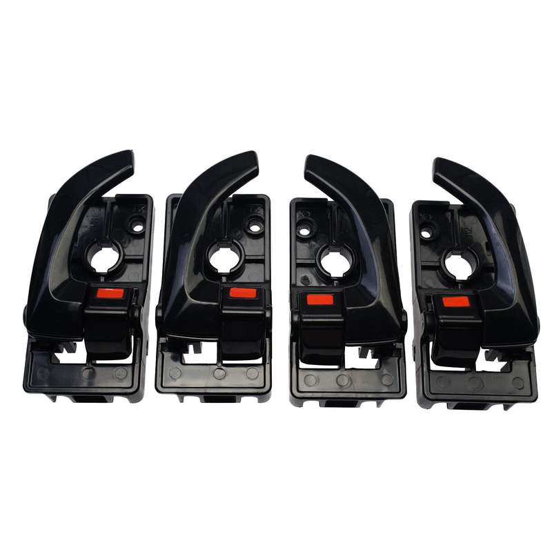 Left &amp; Right 4PCS Black Interior Door Handles For Hyundai Tucson 2008-2009