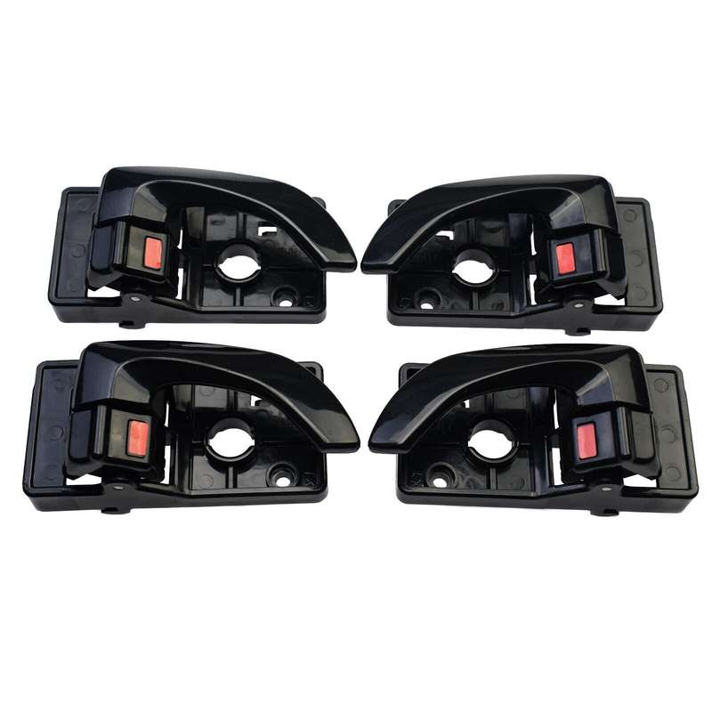 Left &amp; Right 4PCS Black Interior Door Handles For Hyundai Tucson 2008-2009