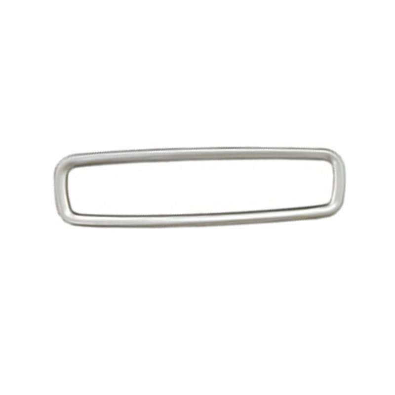 For Lincoln MKZ 2014-20 Matte Silver Interior Console Rearview Mirror Cover Trim