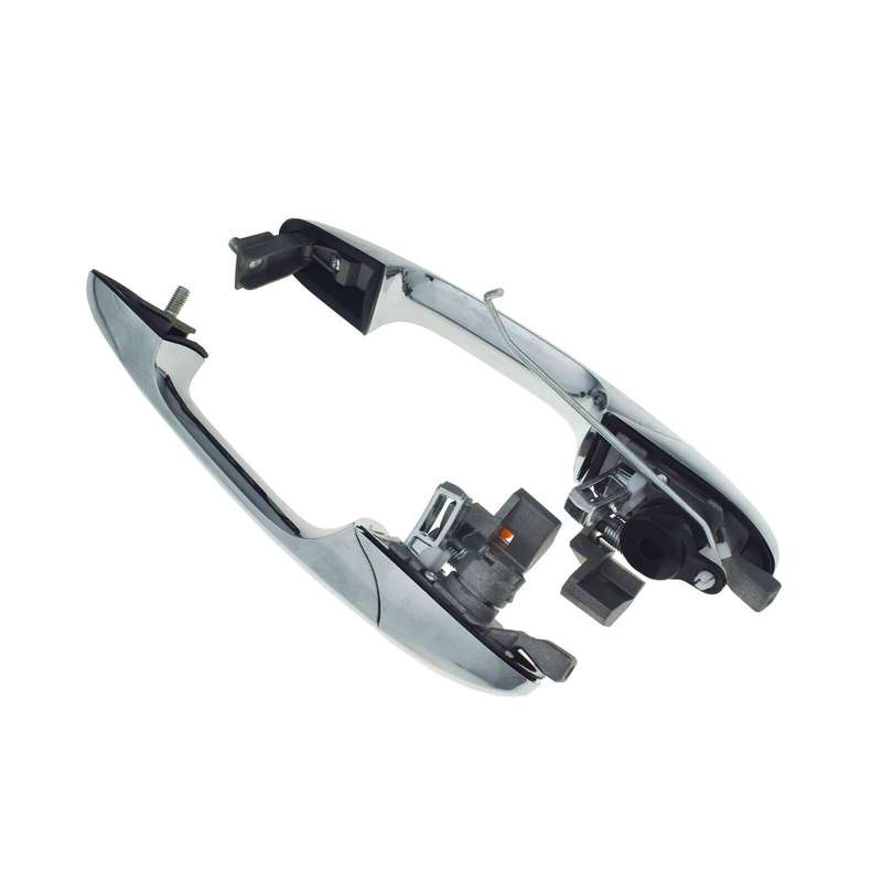 Front Left &amp; Right Exterior Door Handles Chrome Pair For Fiat 500 2012-2019