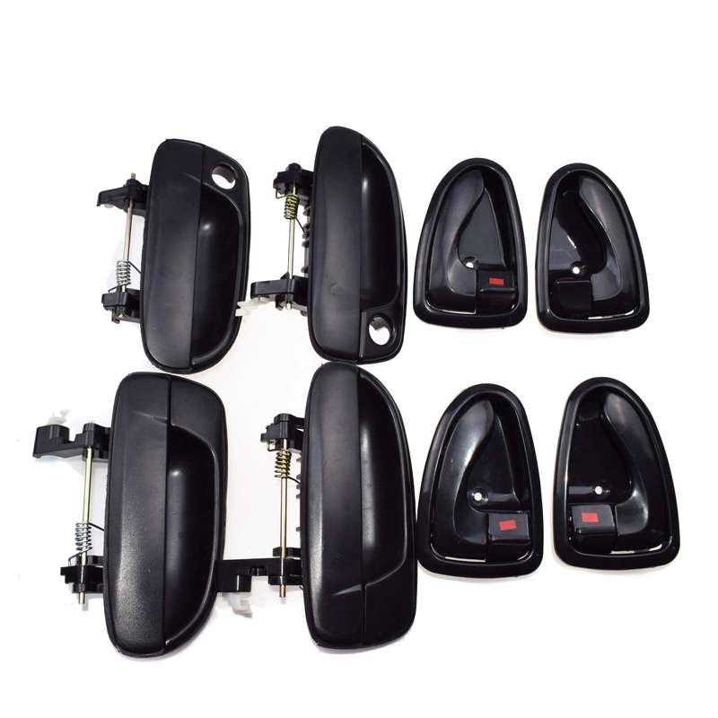 8pcs Black Outside black Inside Door Handles For Hyundai ACCENT 8262022001 New