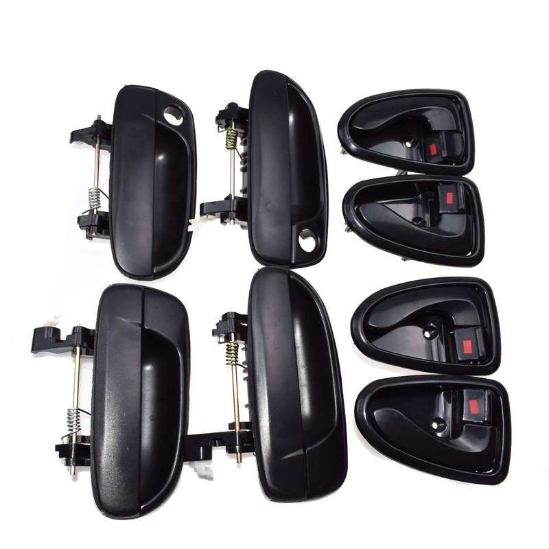 8pcs Black Outside black Inside Door Handles For Hyundai ACCENT 8262022001 New