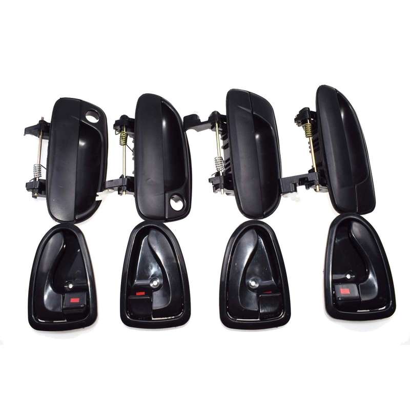 8pcs Black Outside black Inside Door Handles For Hyundai ACCENT 8262022001 New