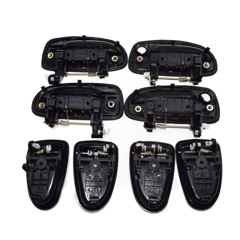 8pcs Black Outside black Inside Door Handles For Hyundai ACCENT 8262022001 New