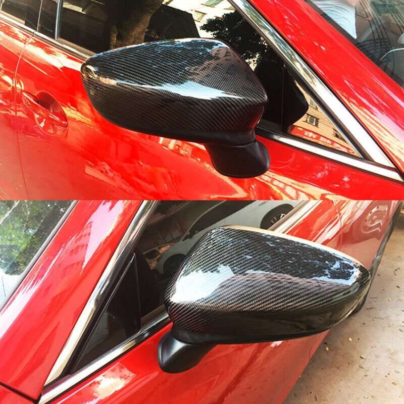 For Mazda 6 Atenza 2018-2021 Carbon Fiber Side Door Rearview Mirror Cover cap