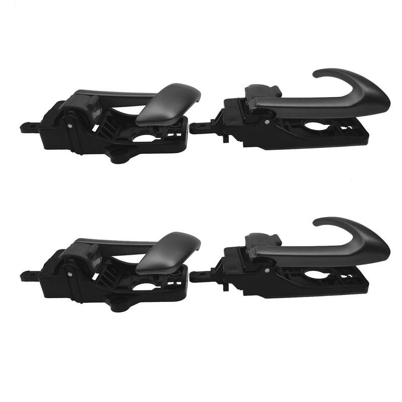 Set of 4 Gray Left &amp; Right Interior Door Handles For Hyundai Santa Fe 2007-2012