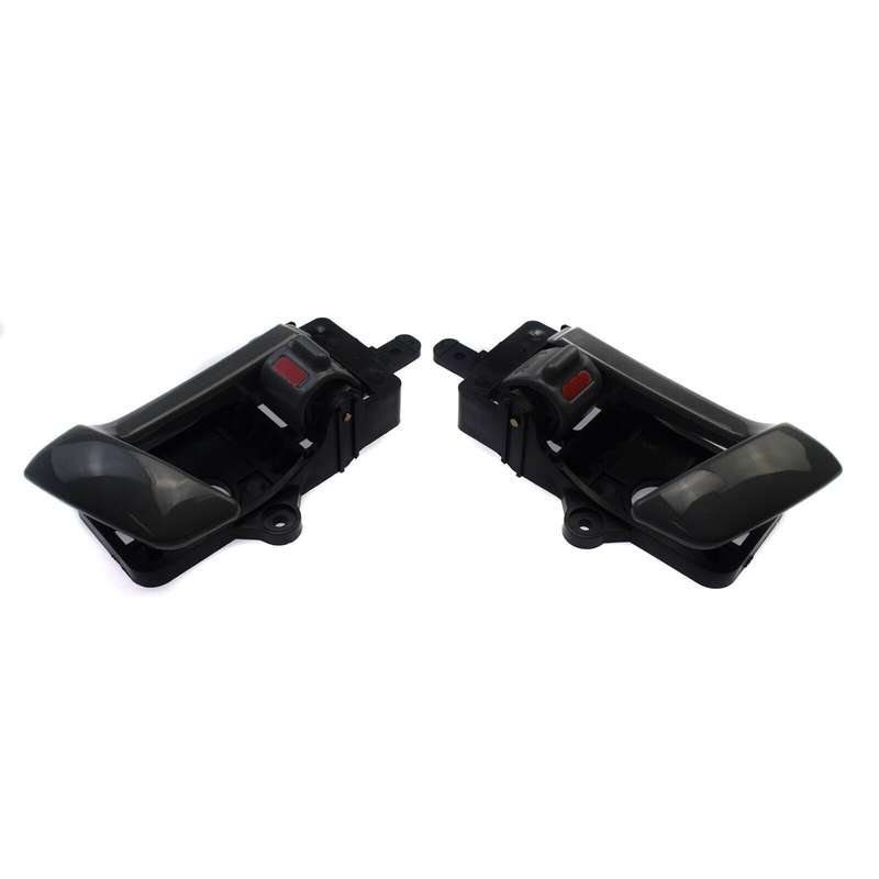 Set of 4 Gray Left &amp; Right Interior Door Handles For Hyundai Santa Fe 2007-2012