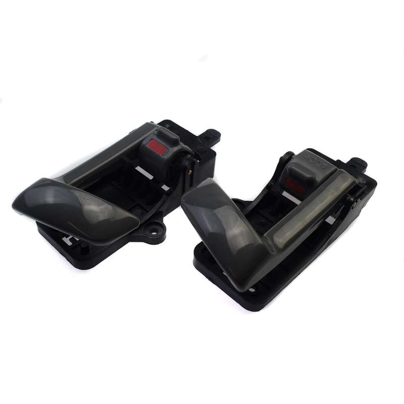 Set of 4 Gray Left &amp; Right Interior Door Handles For Hyundai Santa Fe 2007-2012