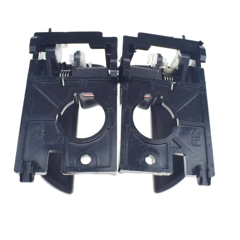 Rear Left &amp; Right Interior Door Handles Gray Pair For Hyundai Accent 2006-2011