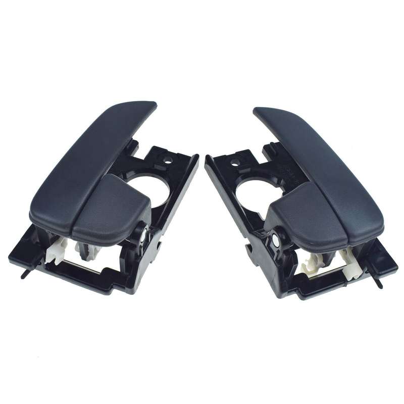 Rear Left &amp; Right Interior Door Handles Gray Pair For Hyundai Accent 2006-2011