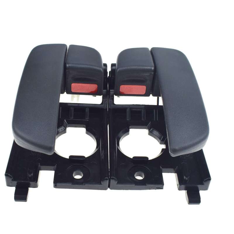 Rear Left &amp; Right Interior Door Handles Gray Pair For Hyundai Accent 2006-2011