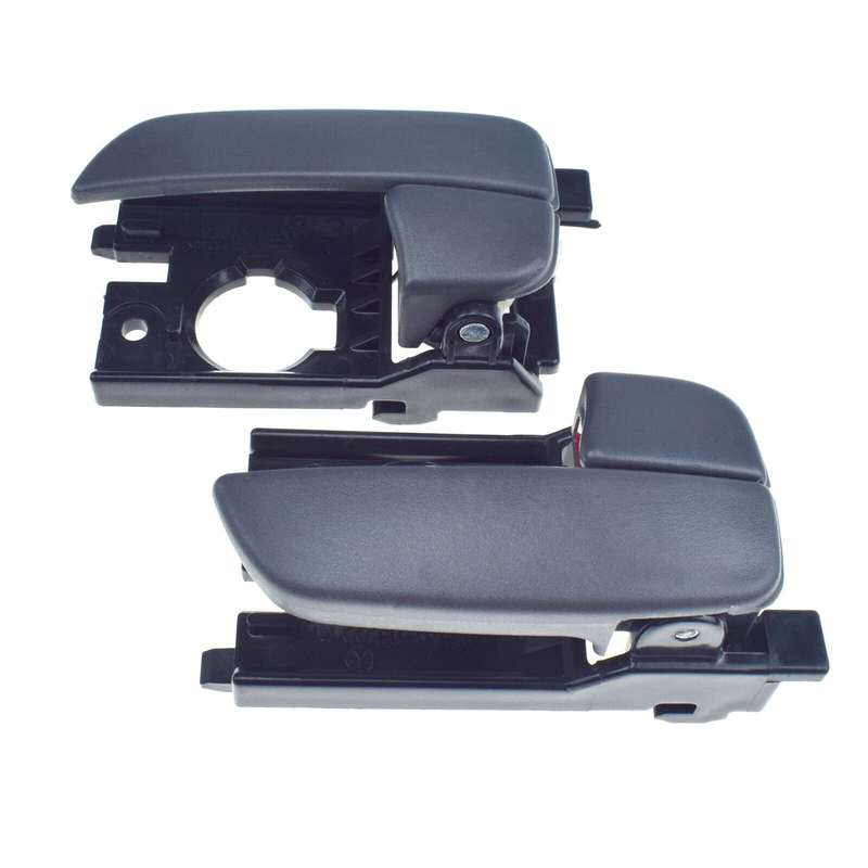 Rear Left &amp; Right Interior Door Handles Gray Pair For Hyundai Accent 2006-2011