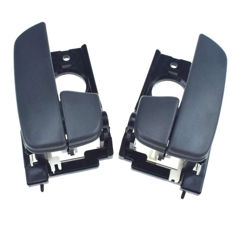Rear Left &amp; Right Interior Door Handles Gray Pair For Hyundai Accent 2006-2011