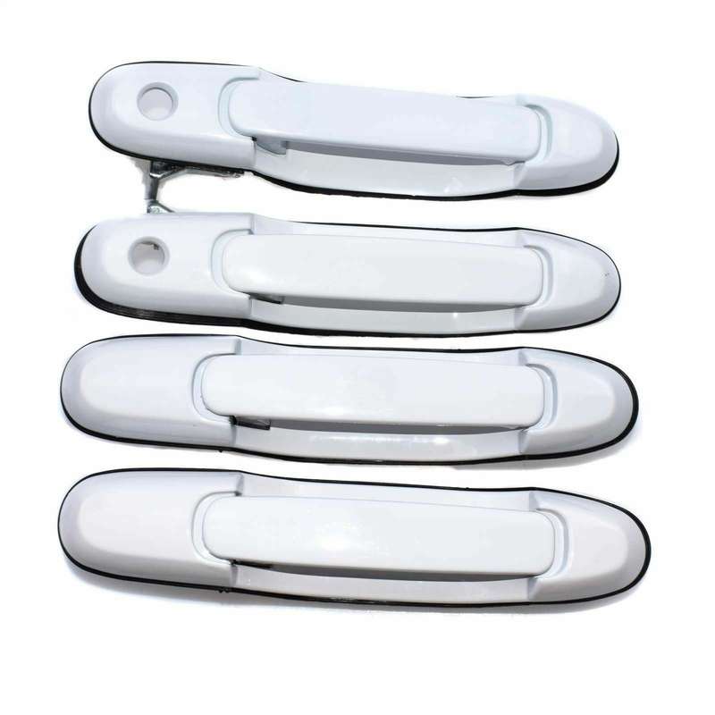 New Front Rear Left Right Exterior Door Handles White For Toyota Sienna 98-03