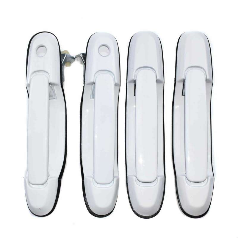 New Front Rear Left Right Exterior Door Handles White For Toyota Sienna 98-03