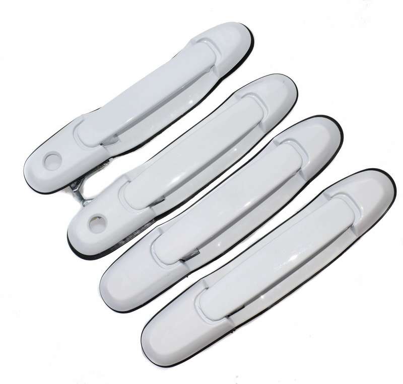 New Front Rear Left Right Exterior Door Handles White For Toyota Sienna 98-03