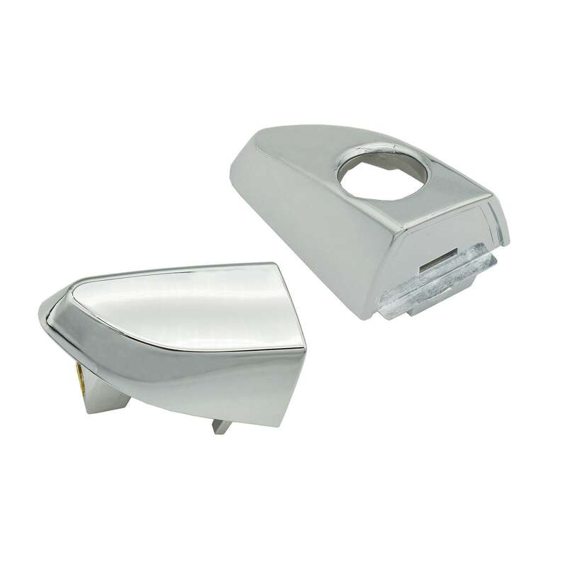 Chrome Front Left &amp; Right Door Handle Caps Pair For Hyundai Tucson 2016-2020