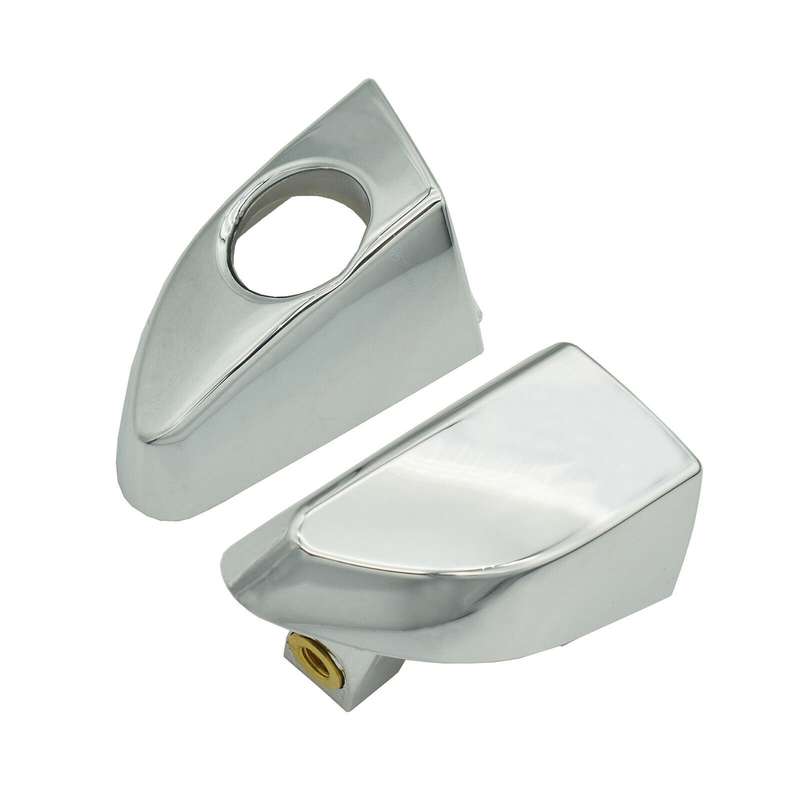 Chrome Front Left &amp; Right Door Handle Caps Pair For Hyundai Tucson 2016-2020