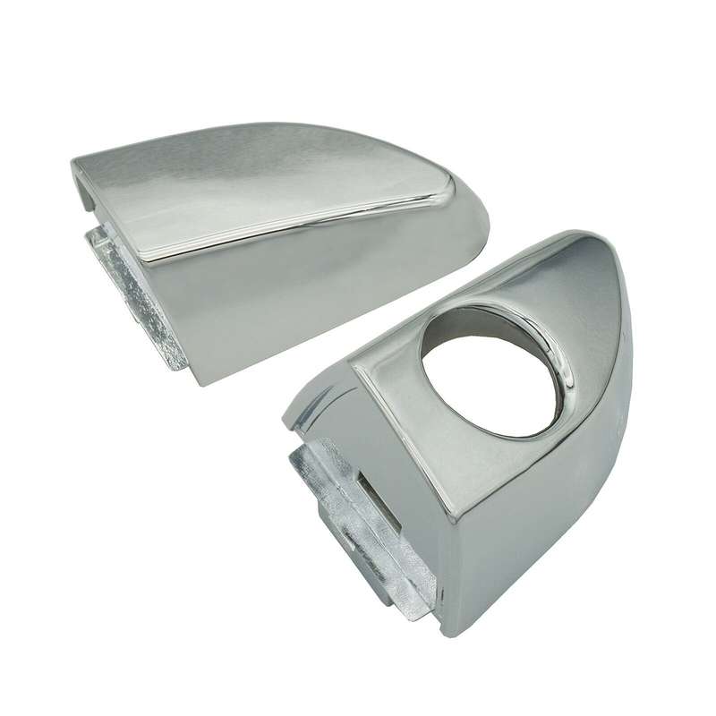 Chrome Front Left &amp; Right Door Handle Caps Pair For Hyundai Tucson 2016-2020
