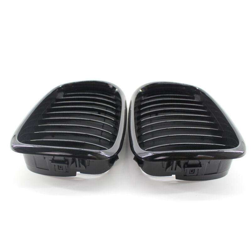 Pair of Front Kidney Grille fit for BMW E39 M5 1999-2003 5 Series Gloss Black