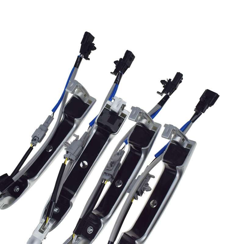 Set of 4 Exterior Door Handle w/ Inductance FL FR RL RR For Renault Koleos 09-18
