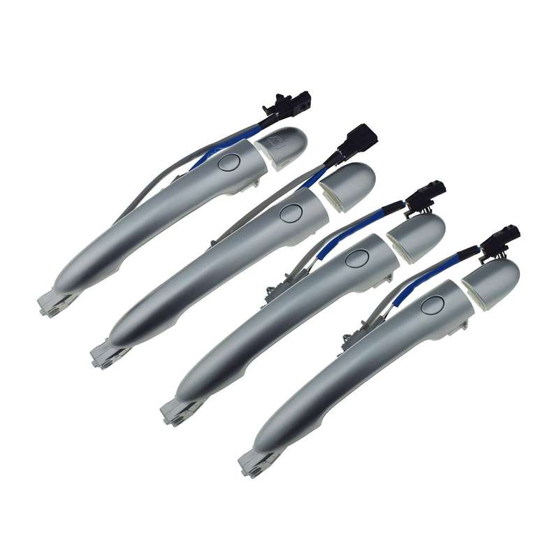 Set of 4 Exterior Door Handle w/ Inductance FL FR RL RR For Renault Koleos 09-18