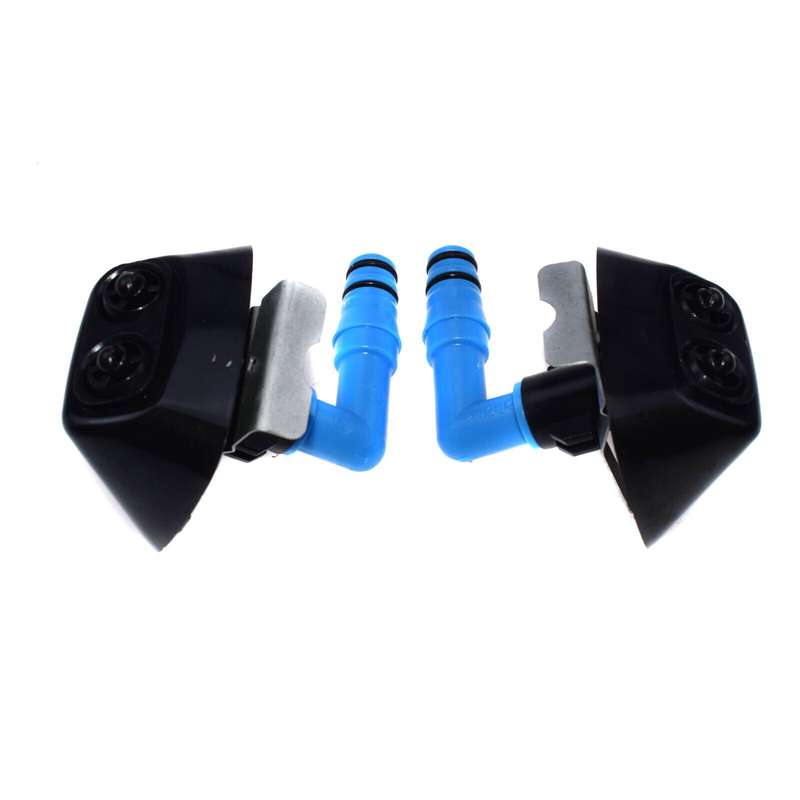 Left &amp; Right Headlight Washer Jet Nozzle For Saab 9-3 2004-12 12803972 12803973