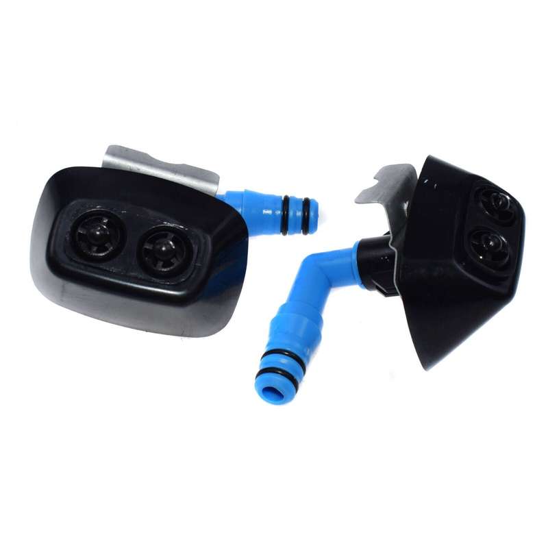 Left &amp; Right Headlight Washer Jet Nozzle For Saab 9-3 2004-12 12803972 12803973