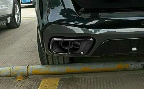 For BMW X5 G05 X7 G07 2019-2020 Stainless Black Exhaust Mufflers Tail Pipe Cover