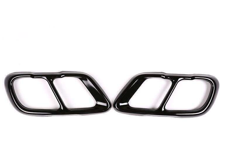 For BMW X5 G05 X7 G07 2019-2020 Stainless Black Exhaust Mufflers Tail Pipe Cover