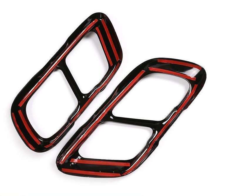 For BMW X5 G05 X7 G07 2019-2020 Stainless Black Exhaust Mufflers Tail Pipe Cover