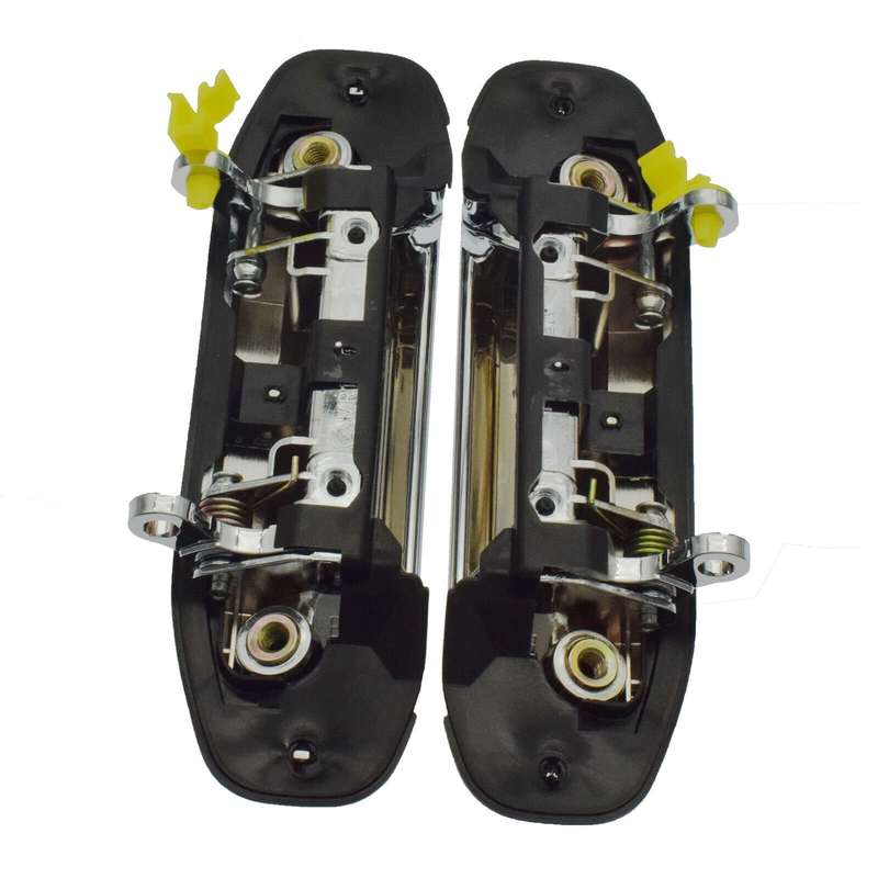 Front Left &amp; Right Exterior Door Handles Chrome For Mitsubishi Pajero Montero