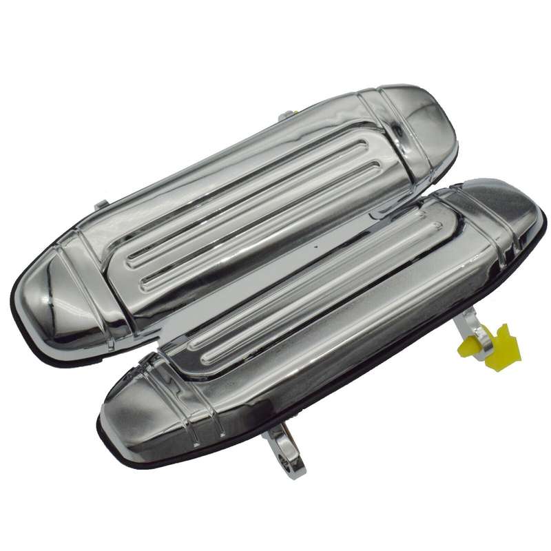 Front Left &amp; Right Exterior Door Handles Chrome For Mitsubishi Pajero Montero